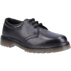 Amblers Mens Aldershot Leather Gibson Shoes / Black